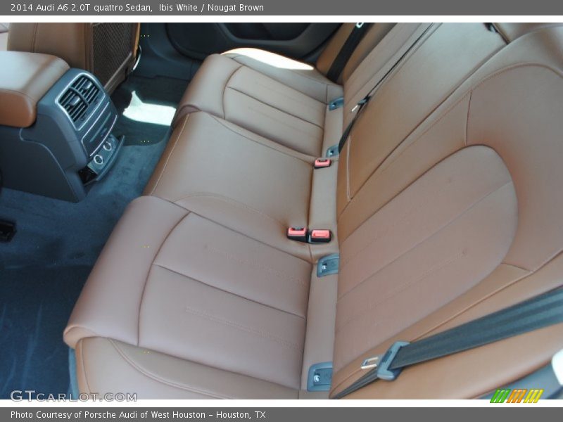 Ibis White / Nougat Brown 2014 Audi A6 2.0T quattro Sedan