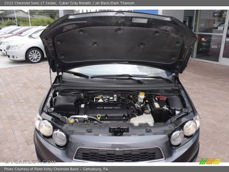 Cyber Gray Metallic / Jet Black/Dark Titanium 2013 Chevrolet Sonic LT Sedan