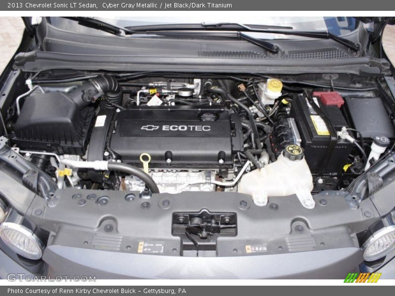 Cyber Gray Metallic / Jet Black/Dark Titanium 2013 Chevrolet Sonic LT Sedan