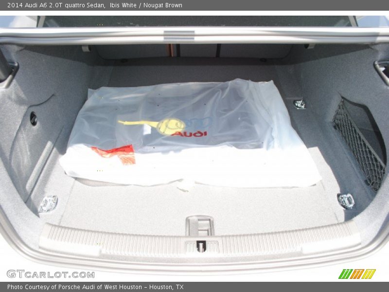 Ibis White / Nougat Brown 2014 Audi A6 2.0T quattro Sedan