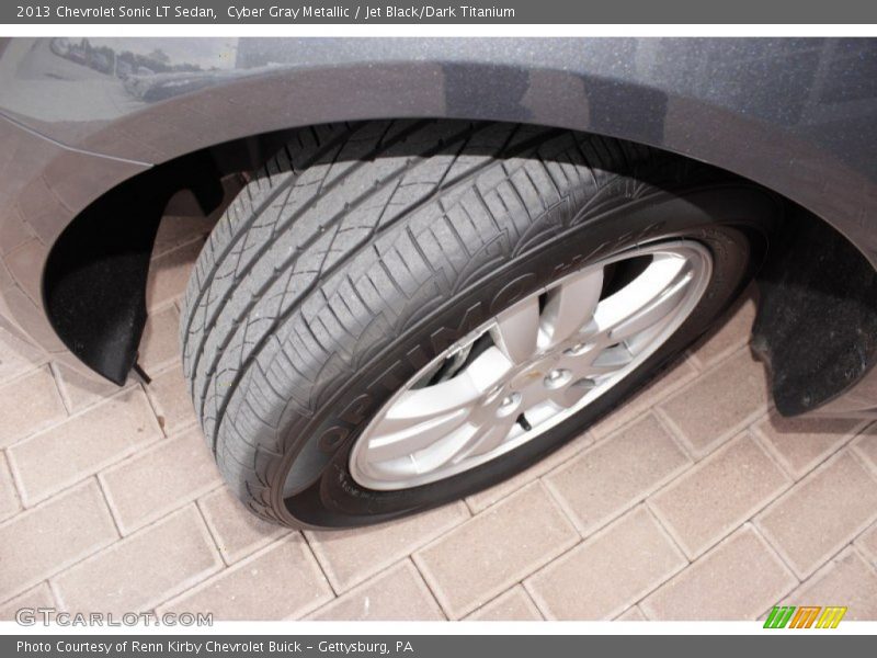 Cyber Gray Metallic / Jet Black/Dark Titanium 2013 Chevrolet Sonic LT Sedan