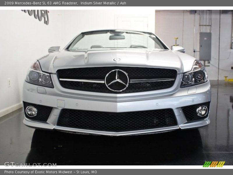 Iridium Silver Metallic / Ash 2009 Mercedes-Benz SL 63 AMG Roadster