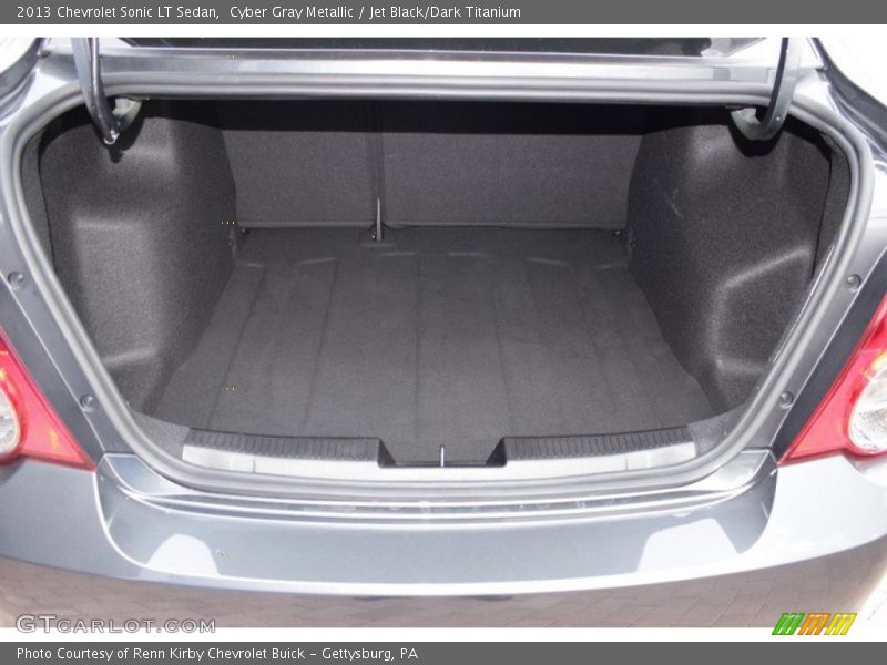 Cyber Gray Metallic / Jet Black/Dark Titanium 2013 Chevrolet Sonic LT Sedan