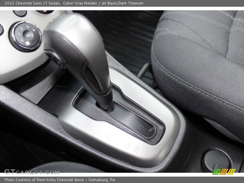 Cyber Gray Metallic / Jet Black/Dark Titanium 2013 Chevrolet Sonic LT Sedan