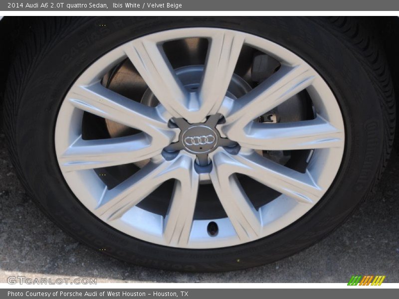 Ibis White / Velvet Beige 2014 Audi A6 2.0T quattro Sedan