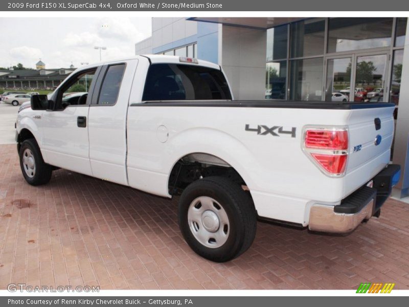 Oxford White / Stone/Medium Stone 2009 Ford F150 XL SuperCab 4x4