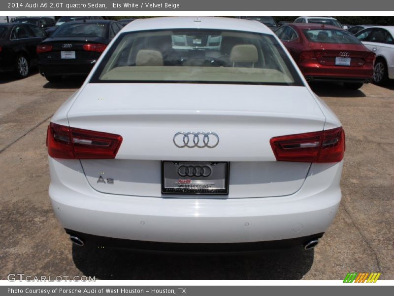 Ibis White / Velvet Beige 2014 Audi A6 2.0T quattro Sedan