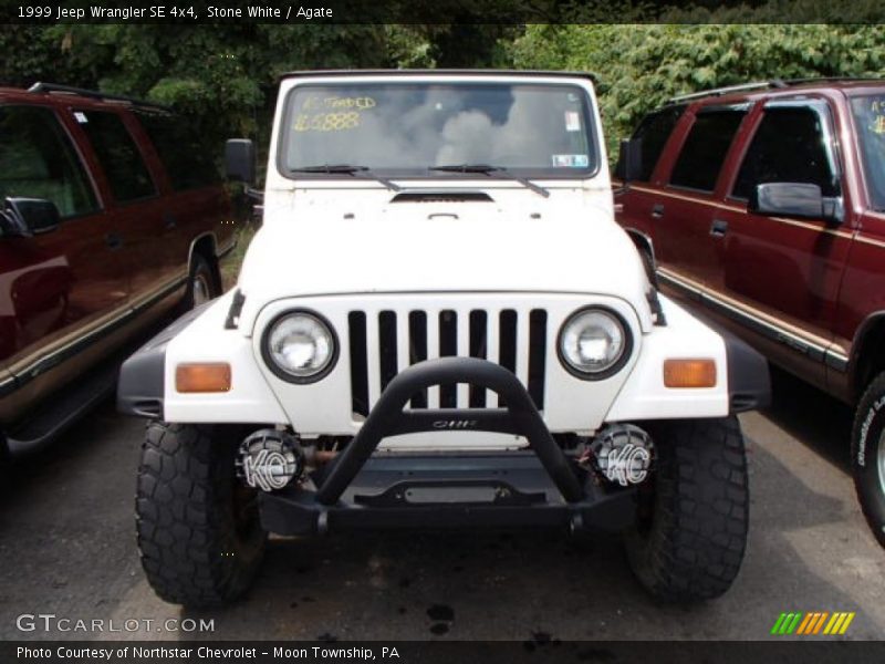 Stone White / Agate 1999 Jeep Wrangler SE 4x4