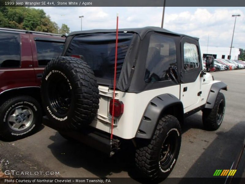 Stone White / Agate 1999 Jeep Wrangler SE 4x4