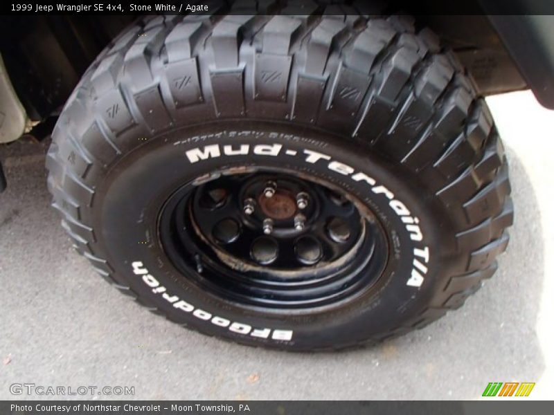 Stone White / Agate 1999 Jeep Wrangler SE 4x4