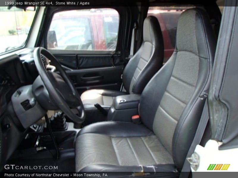 Stone White / Agate 1999 Jeep Wrangler SE 4x4