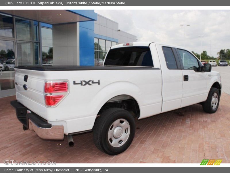 Oxford White / Stone/Medium Stone 2009 Ford F150 XL SuperCab 4x4