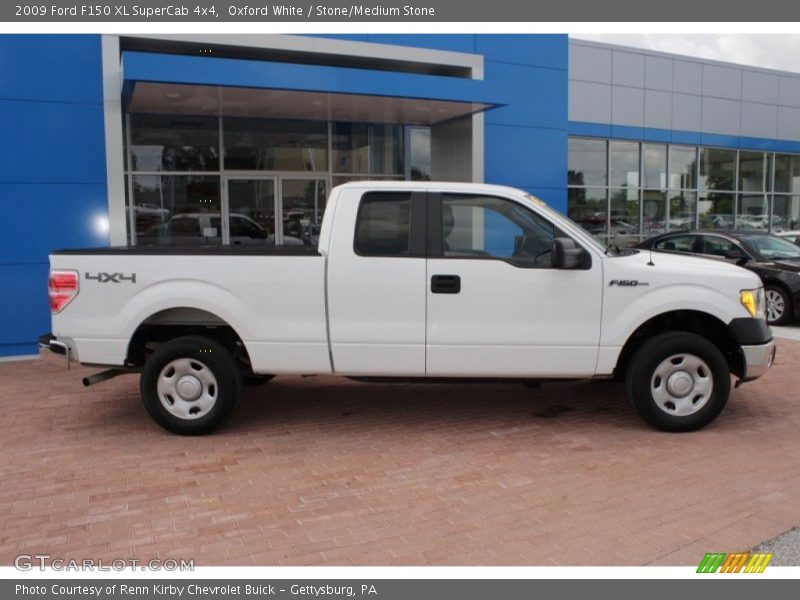Oxford White / Stone/Medium Stone 2009 Ford F150 XL SuperCab 4x4