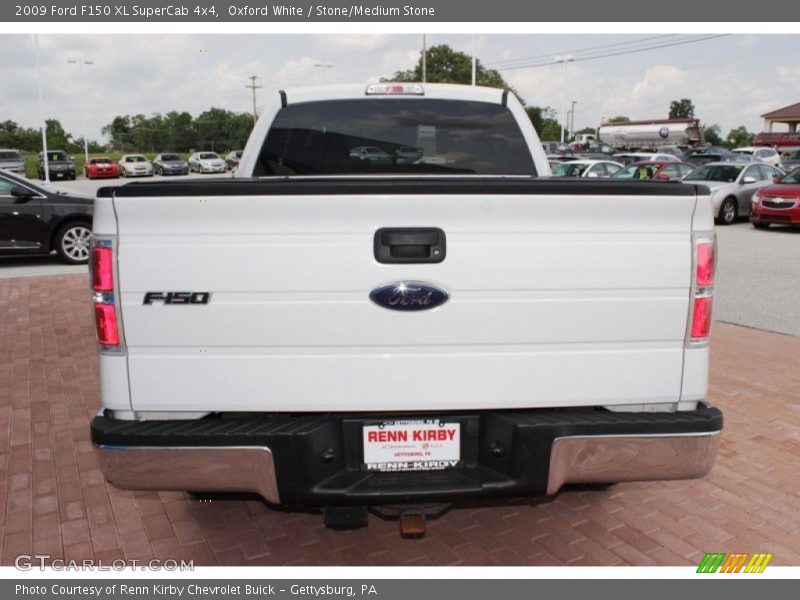 Oxford White / Stone/Medium Stone 2009 Ford F150 XL SuperCab 4x4