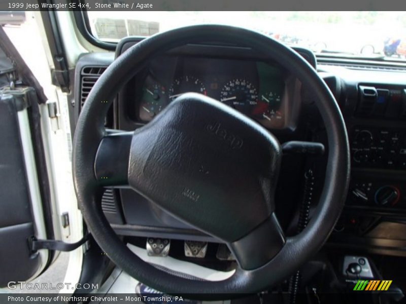 Stone White / Agate 1999 Jeep Wrangler SE 4x4