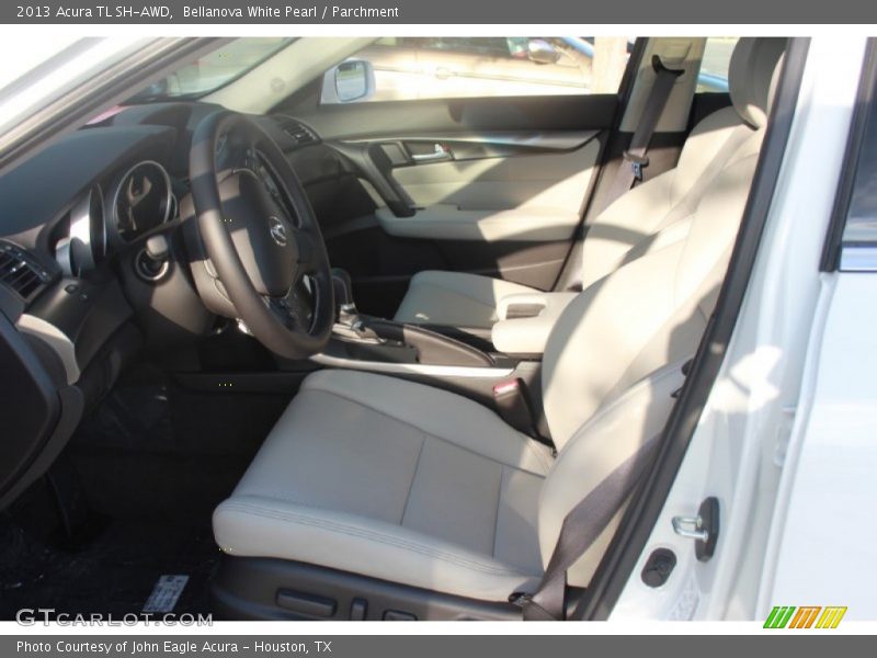Front Seat of 2013 TL SH-AWD