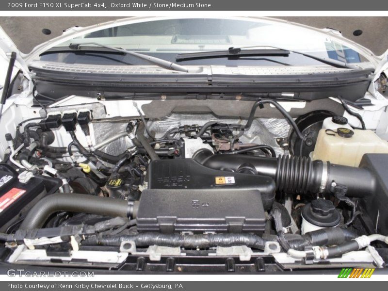 Oxford White / Stone/Medium Stone 2009 Ford F150 XL SuperCab 4x4