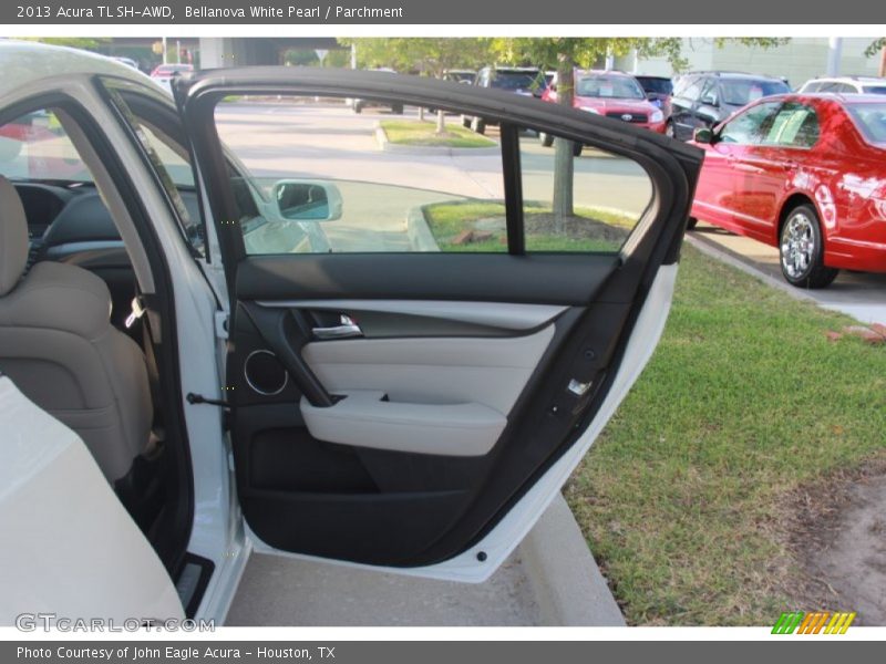 Bellanova White Pearl / Parchment 2013 Acura TL SH-AWD