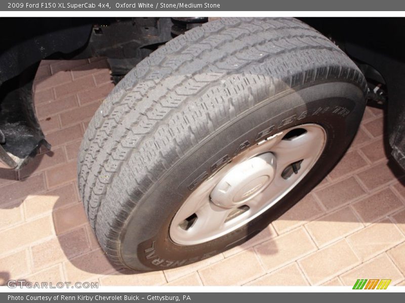 Oxford White / Stone/Medium Stone 2009 Ford F150 XL SuperCab 4x4