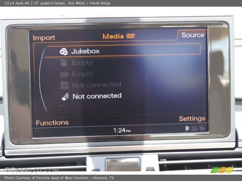 Ibis White / Velvet Beige 2014 Audi A6 2.0T quattro Sedan