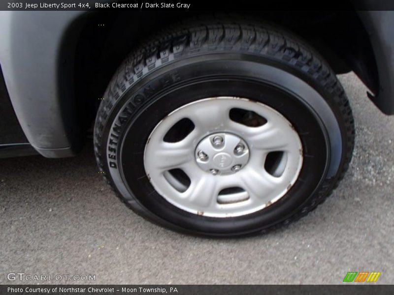 Black Clearcoat / Dark Slate Gray 2003 Jeep Liberty Sport 4x4