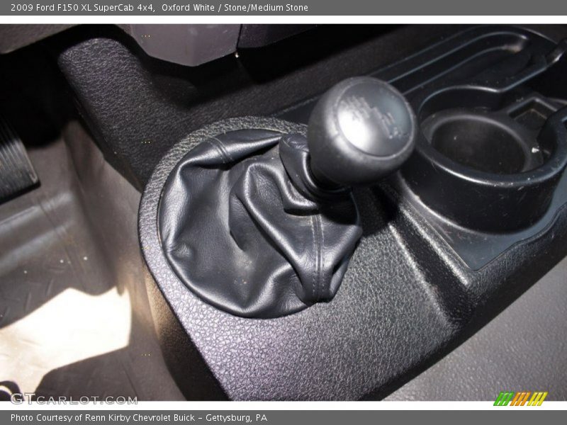 Oxford White / Stone/Medium Stone 2009 Ford F150 XL SuperCab 4x4