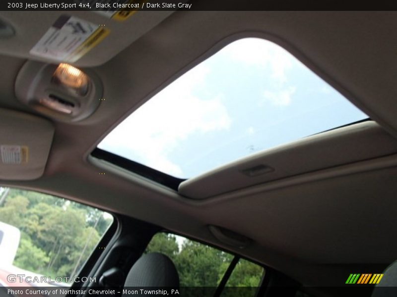 Black Clearcoat / Dark Slate Gray 2003 Jeep Liberty Sport 4x4