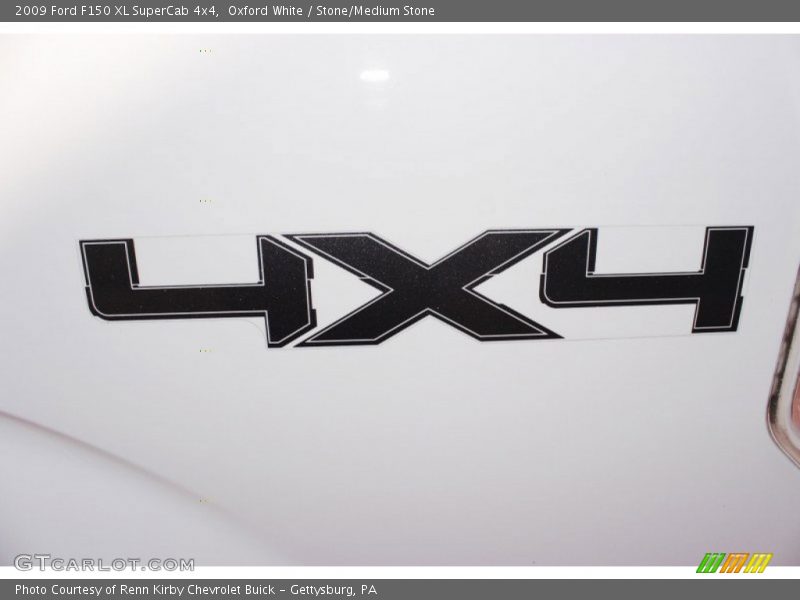 Oxford White / Stone/Medium Stone 2009 Ford F150 XL SuperCab 4x4