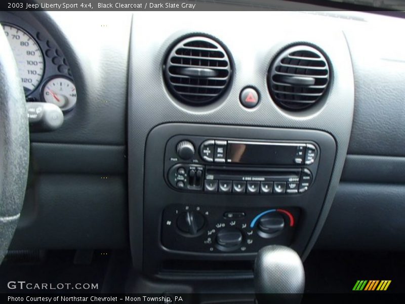 Black Clearcoat / Dark Slate Gray 2003 Jeep Liberty Sport 4x4