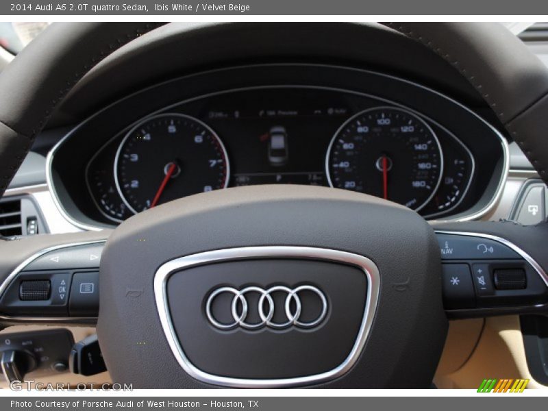 Ibis White / Velvet Beige 2014 Audi A6 2.0T quattro Sedan
