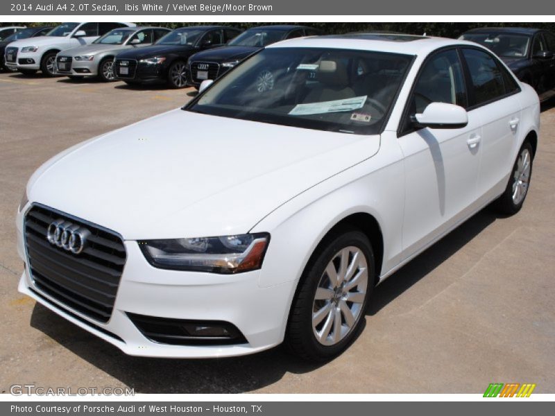 Ibis White / Velvet Beige/Moor Brown 2014 Audi A4 2.0T Sedan