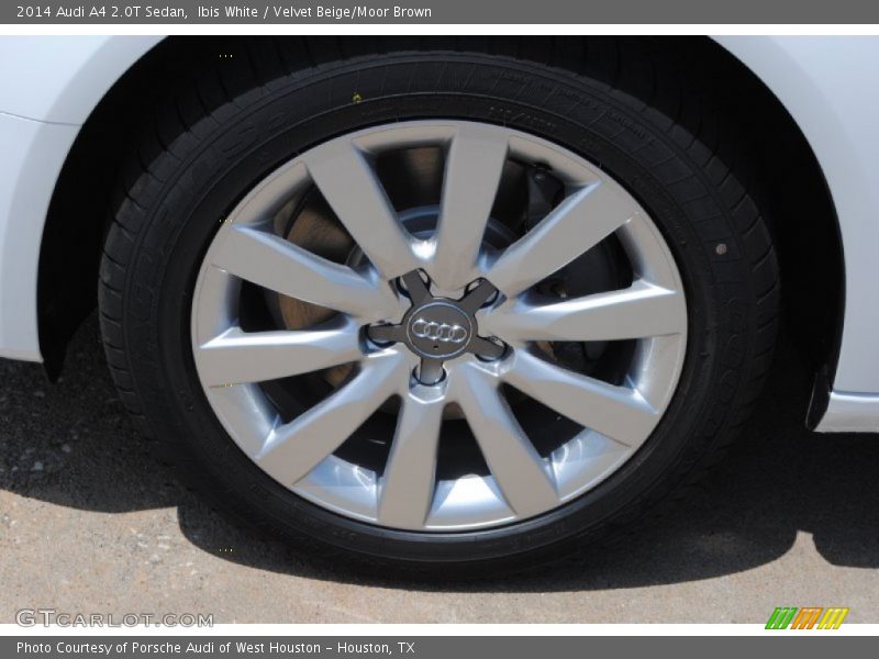 Ibis White / Velvet Beige/Moor Brown 2014 Audi A4 2.0T Sedan