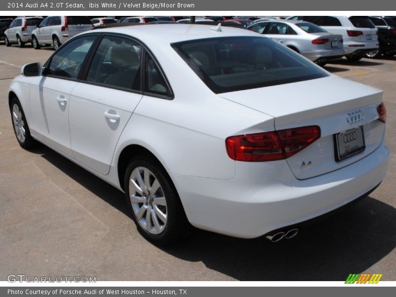 Ibis White / Velvet Beige/Moor Brown 2014 Audi A4 2.0T Sedan