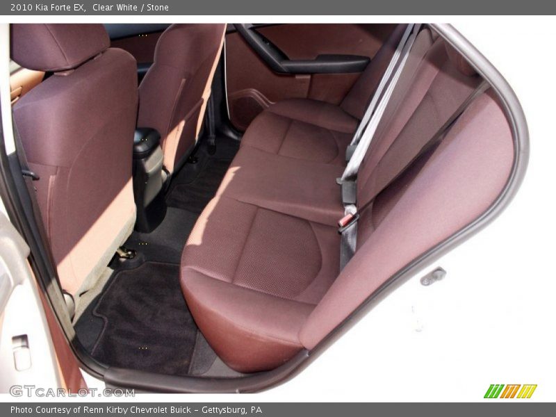Clear White / Stone 2010 Kia Forte EX