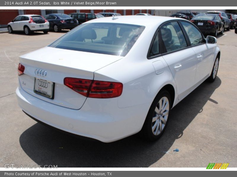Ibis White / Velvet Beige/Moor Brown 2014 Audi A4 2.0T Sedan