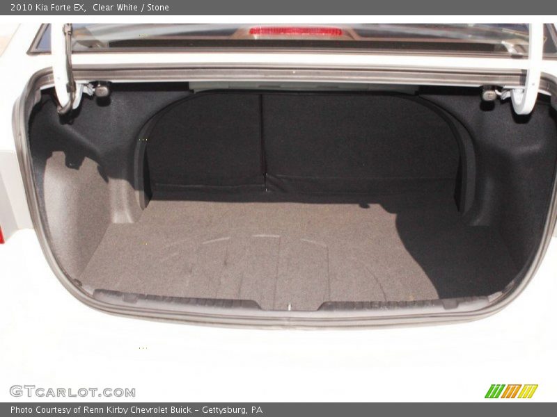 Clear White / Stone 2010 Kia Forte EX