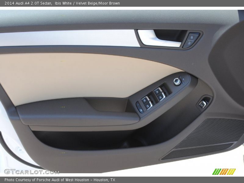 Ibis White / Velvet Beige/Moor Brown 2014 Audi A4 2.0T Sedan