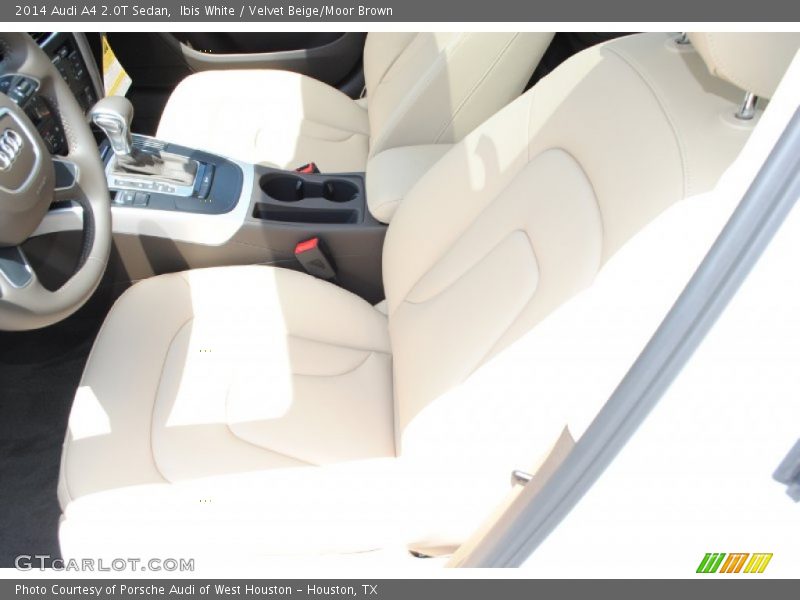 Ibis White / Velvet Beige/Moor Brown 2014 Audi A4 2.0T Sedan