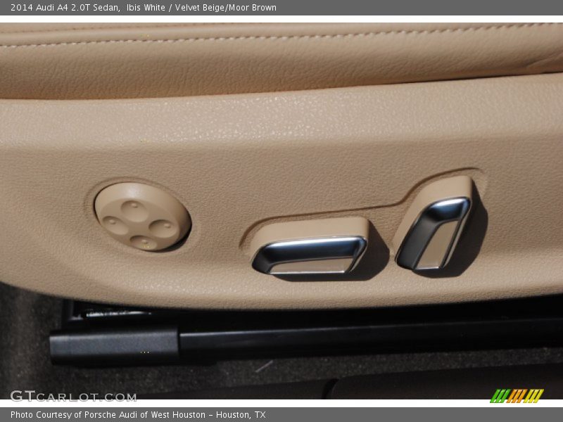 Ibis White / Velvet Beige/Moor Brown 2014 Audi A4 2.0T Sedan