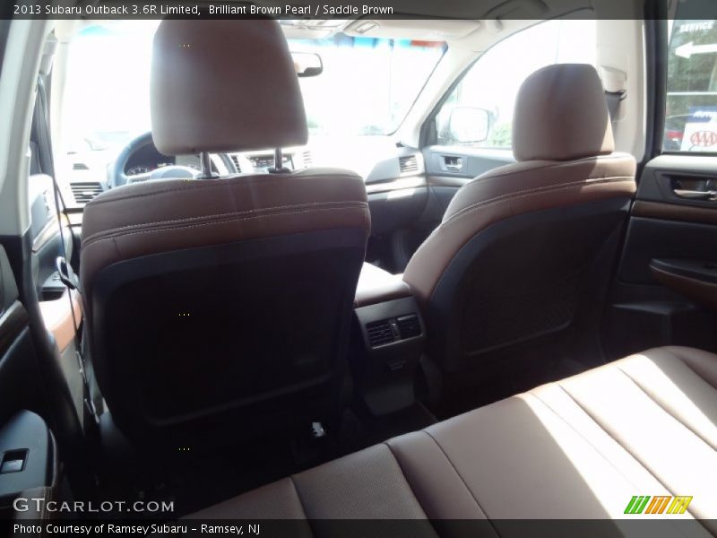 Brilliant Brown Pearl / Saddle Brown 2013 Subaru Outback 3.6R Limited