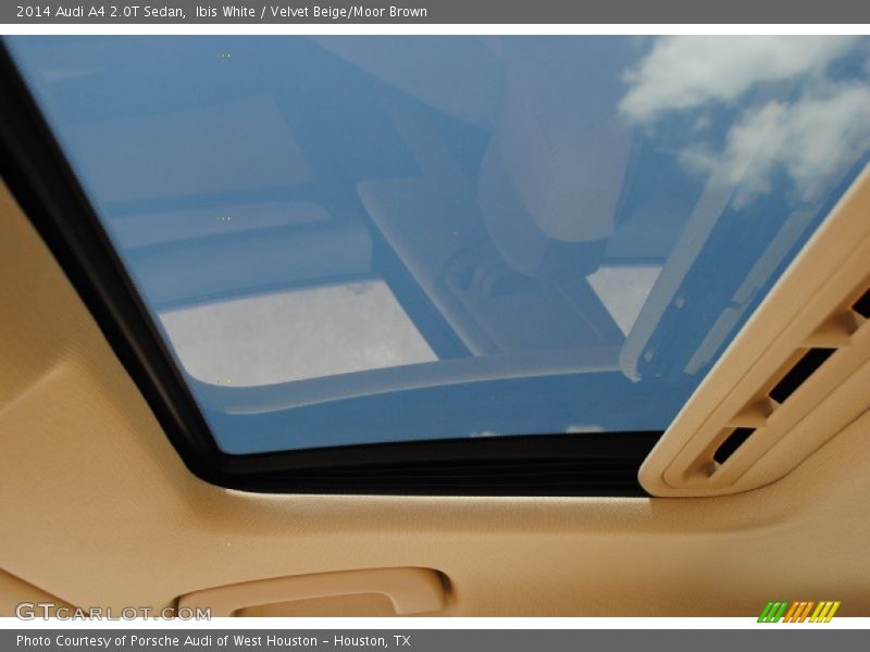 Ibis White / Velvet Beige/Moor Brown 2014 Audi A4 2.0T Sedan