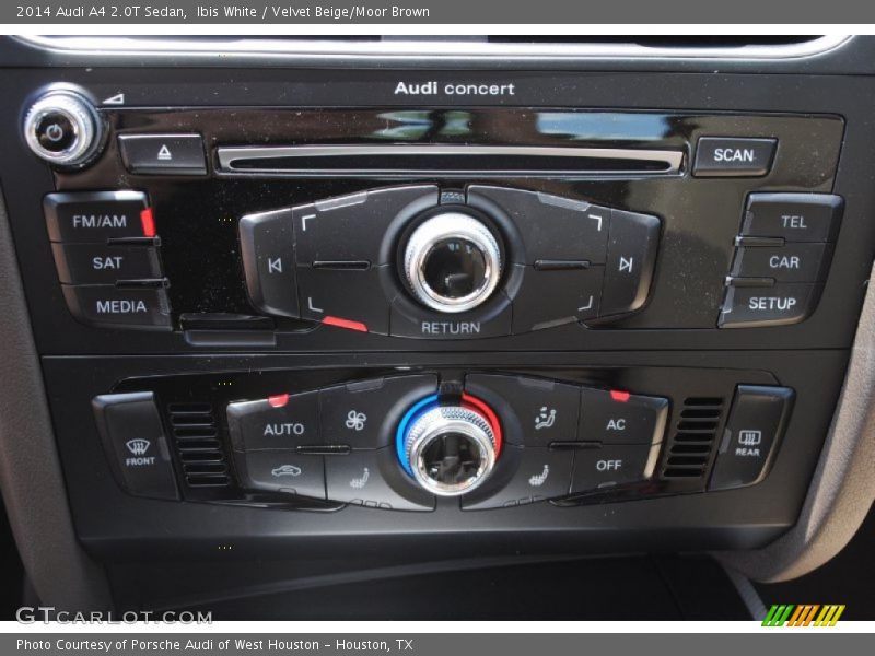 Ibis White / Velvet Beige/Moor Brown 2014 Audi A4 2.0T Sedan