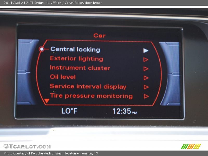 Ibis White / Velvet Beige/Moor Brown 2014 Audi A4 2.0T Sedan