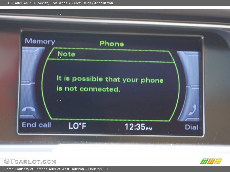 Ibis White / Velvet Beige/Moor Brown 2014 Audi A4 2.0T Sedan