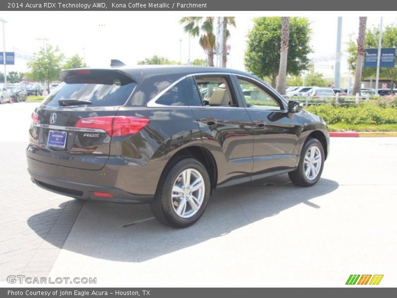 Kona Coffee Metallic / Parchment 2014 Acura RDX Technology AWD