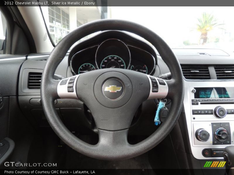 Silver Ice Metallic / Ebony 2012 Chevrolet Malibu LT