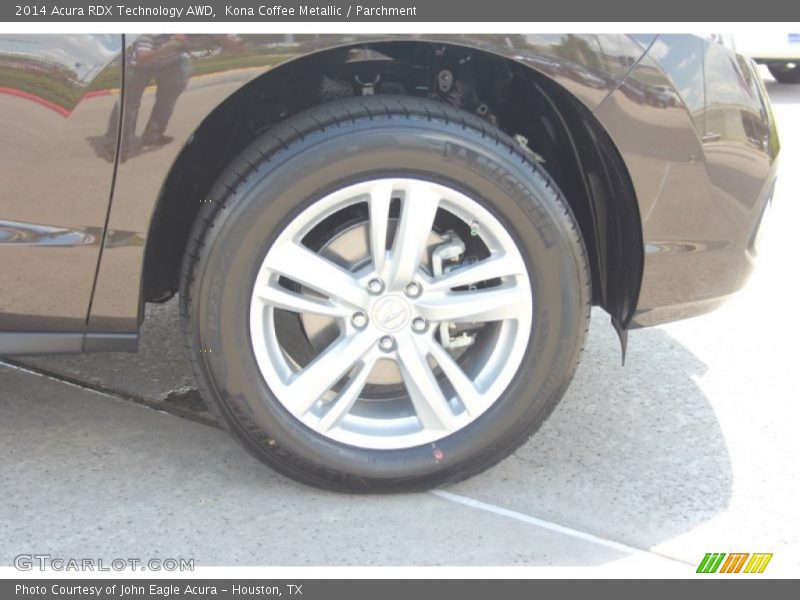 Kona Coffee Metallic / Parchment 2014 Acura RDX Technology AWD