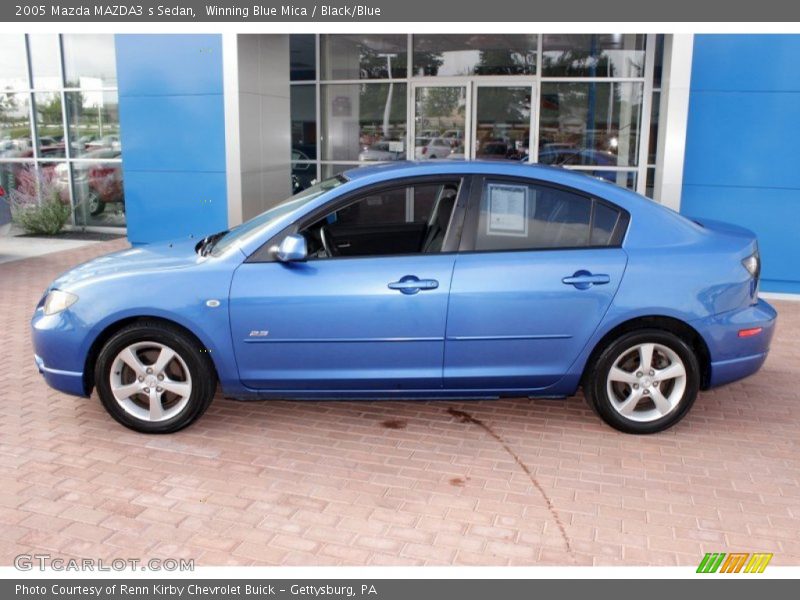  2005 MAZDA3 s Sedan Winning Blue Mica