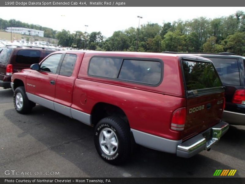 Metallic Red / Agate 1998 Dodge Dakota Sport Extended Cab 4x4