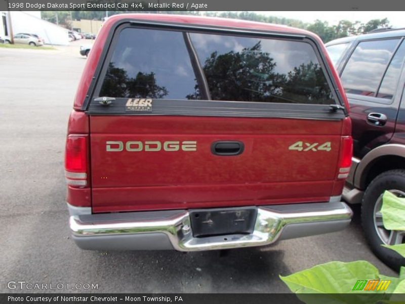 Metallic Red / Agate 1998 Dodge Dakota Sport Extended Cab 4x4